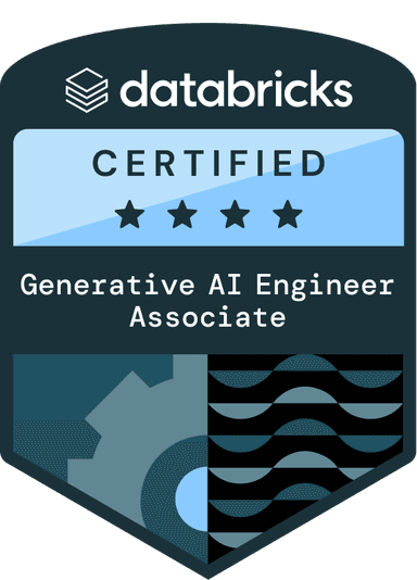 Databricks Certified Generative AI Engineer Associate badge