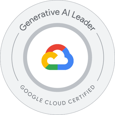 Google Cloud Certified Generative AI Leader badge