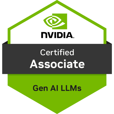 NVIDIA-Certified Associate: Generative AI LLMs badge