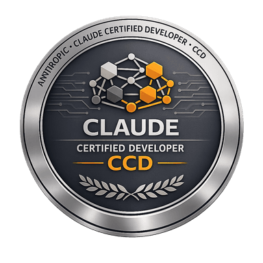 Anthropic Claude Certified Developer badge
